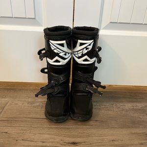 Fox kids riding boots for motorcycle/motorcross